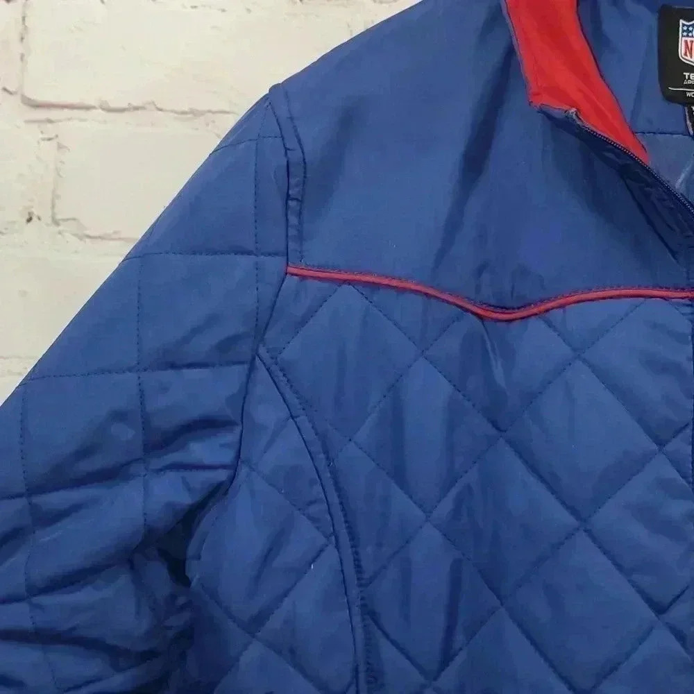 NFL Team Apparel New York Giants Quilted Coat Women's Size XL - Picture 5 of 15